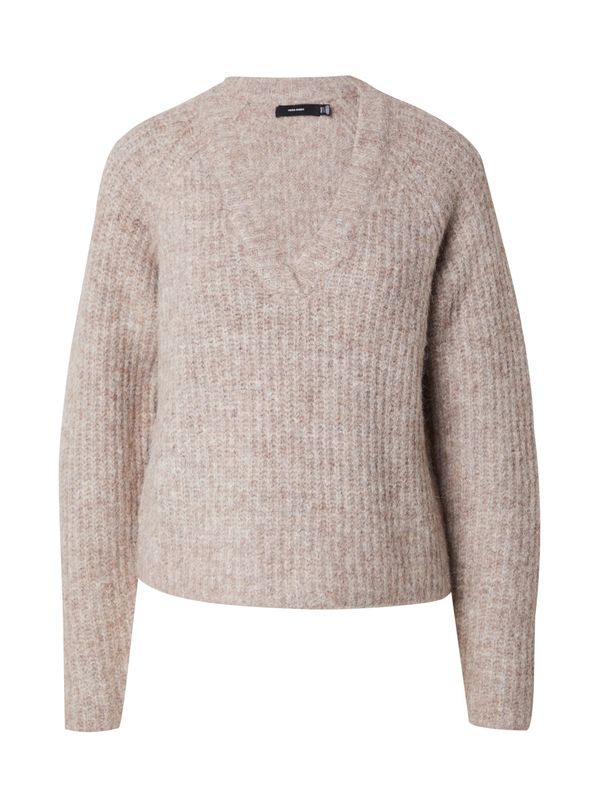 VERO MODA VERO MODA Pulover 'VMAWSOME'  bež melange