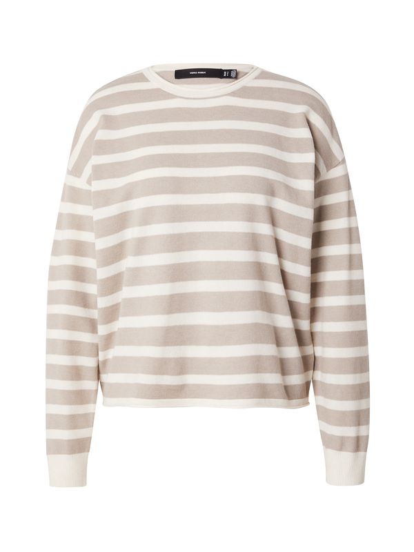 VERO MODA VERO MODA Pulover 'VMFANTASTIC'  bež / svijetlosiva