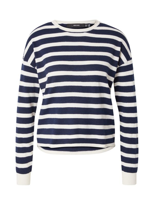VERO MODA VERO MODA Pulover 'VMFANTASTIC'  plava / bijela
