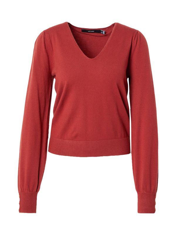 VERO MODA VERO MODA Pulover 'VMHOLLYKARIS'  tamno crvena