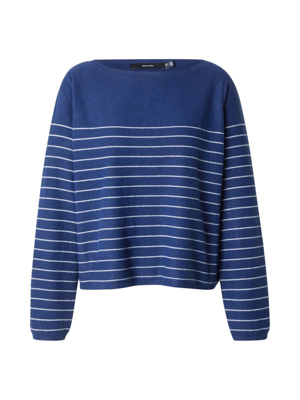 VERO MODA VERO MODA Pulover 'VMJOHANNA'  mornarsko plava / bijela