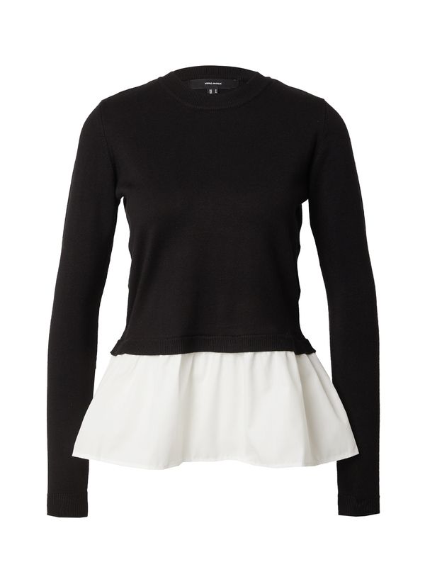 VERO MODA VERO MODA Pulover 'VMJOSE'  crna / bijela