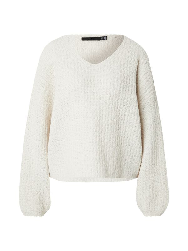 VERO MODA VERO MODA Pulover 'VMJULIETTE'  ecru/prljavo bijela