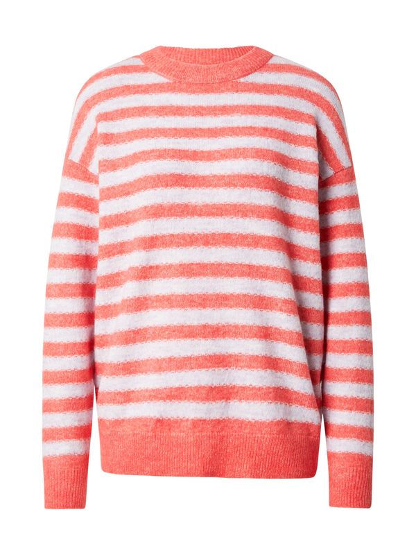 VERO MODA VERO MODA Pulover 'VMMARCIA'  svijetlocrvena / prljavo bijela