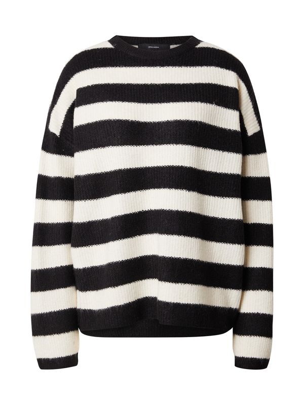 VERO MODA VERO MODA Pulover 'VMNATAHLIE'  crna / bijela