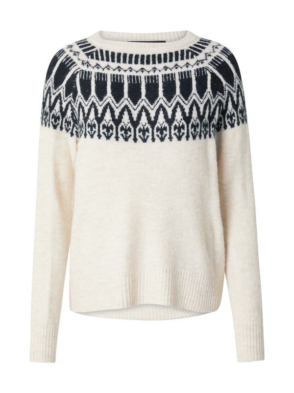 VERO MODA VERO MODA Pulover 'VMSIMONE'  boja pijeska / crna