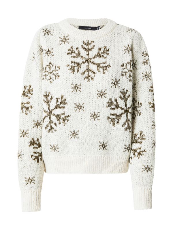VERO MODA VERO MODA Pulover 'VMSNOWY FROST'  bež / smeđa