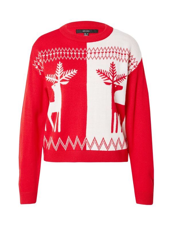 VERO MODA VERO MODA Pulover 'XMAS'  crvena