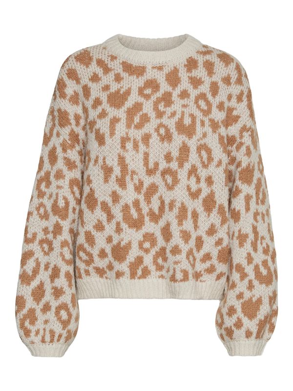 VERO MODA VERO MODA Pulover 'ZELMA'  ecru/prljavo bijela / karamela