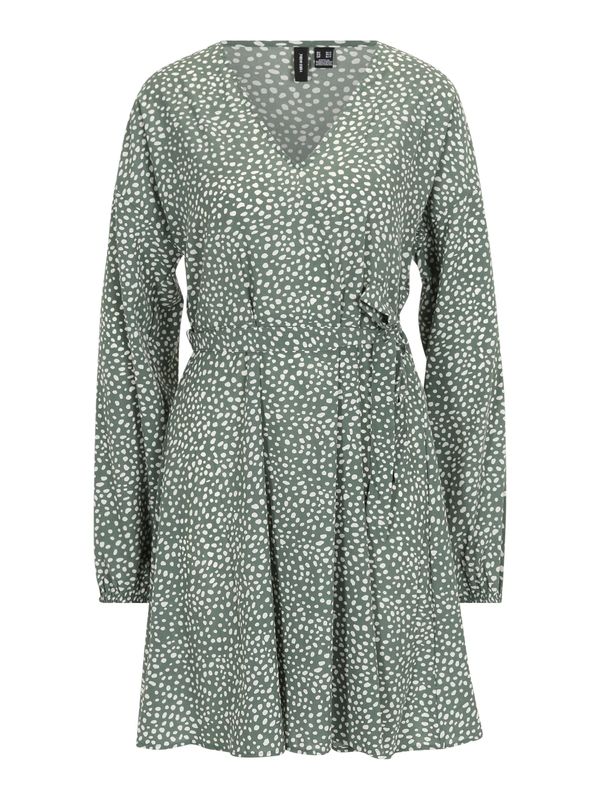 Vero Moda Tall Vero Moda Tall Haljina 'NAJA'  tamno zelena / bijela