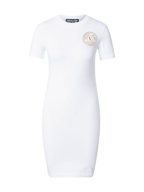 Versace Jeans Couture Versace Jeans Couture Haljina  zlatna / bijela