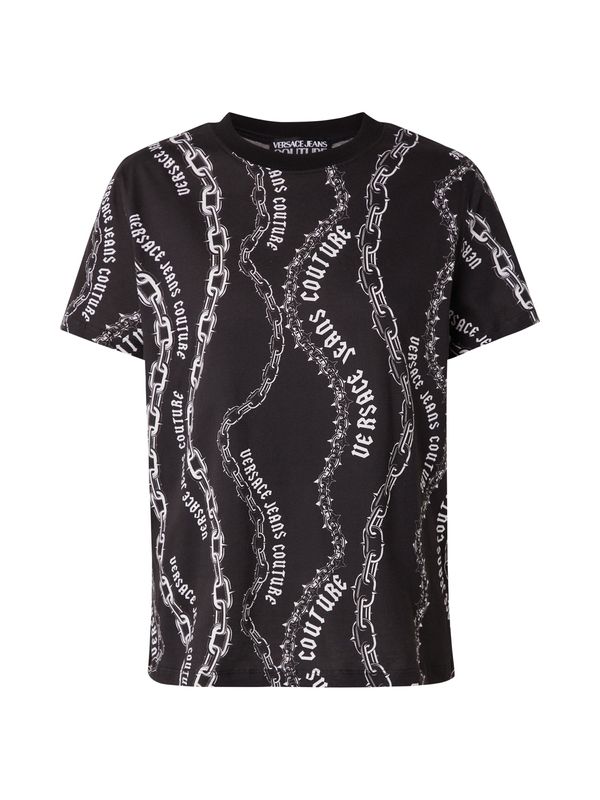 Versace Jeans Couture Versace Jeans Couture Majica  crna / prljavo bijela