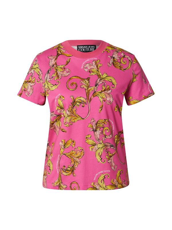 Versace Jeans Couture Versace Jeans Couture Majica  narančasto žuta / tamo žuta / roza / bijela