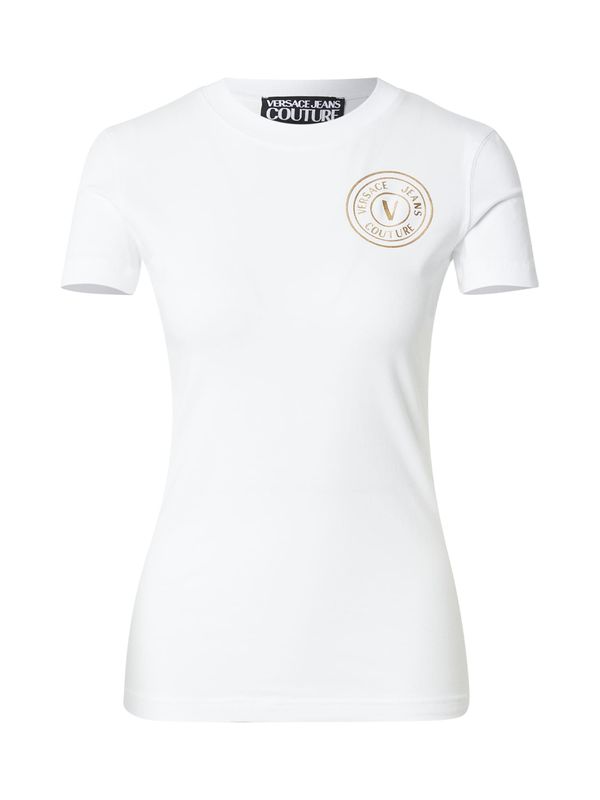 Versace Jeans Couture Versace Jeans Couture Majica  zlatna / bijela