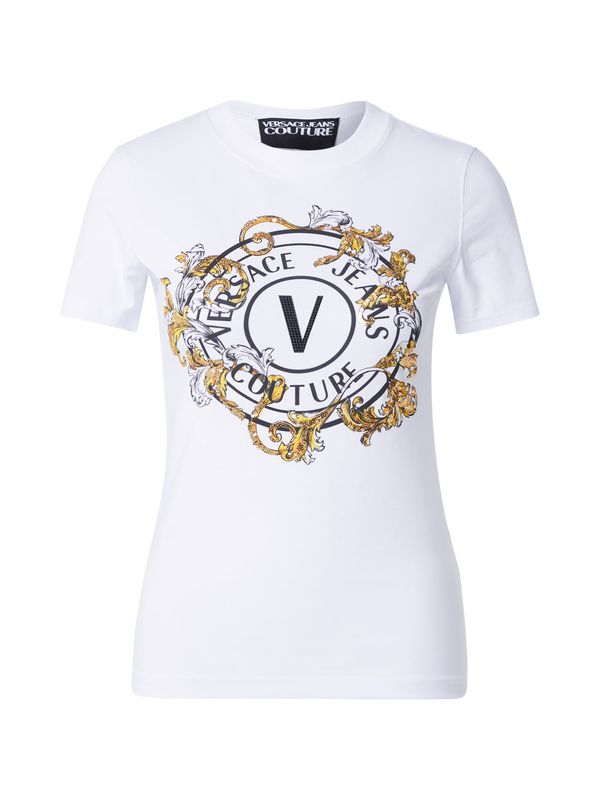 Versace Jeans Couture Versace Jeans Couture Majica  zlatna / crna / bijela