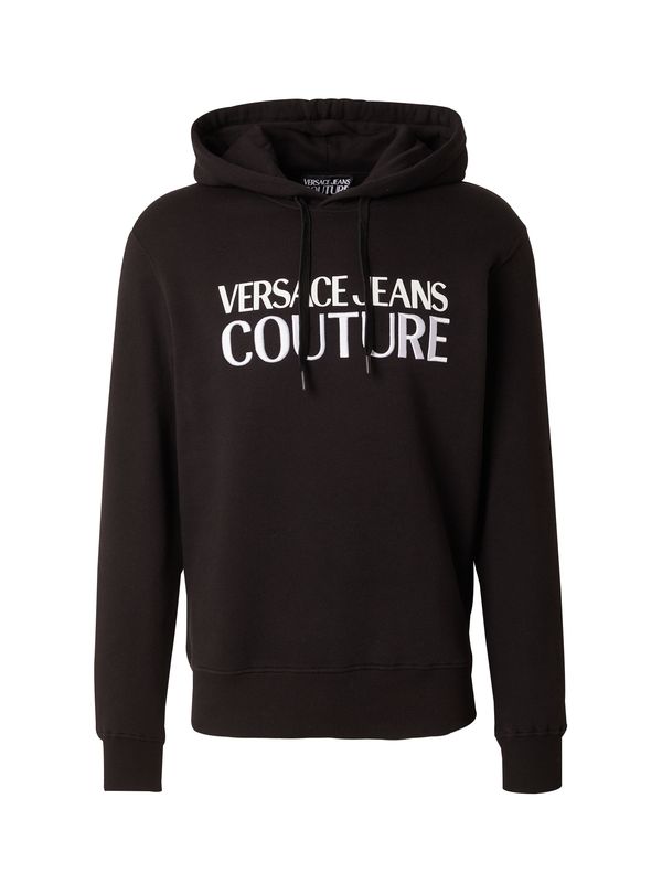 Versace Jeans Couture Versace Jeans Couture Sweater majica  crna / bijela