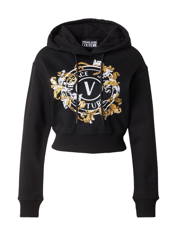 Versace Jeans Couture Versace Jeans Couture Sweater majica  zlatna / crna / bijela