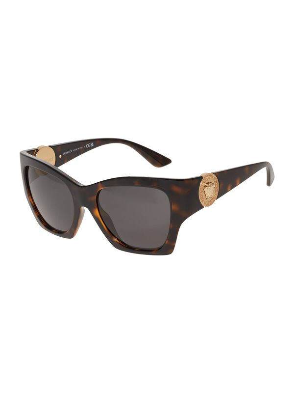 VERSACE VERSACE Sunčane naočale '0VE4452 55'  konjak / tamno smeđa / zlatna