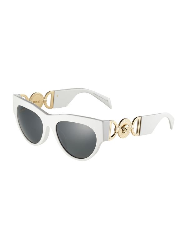VERSACE VERSACE Sunčane naočale '4440U 56 314/87'  zlatna / tamo siva / bijela