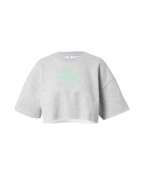 VIERVIER VIERVIER Sweater majica 'Lina'  svijetlosiva / menta