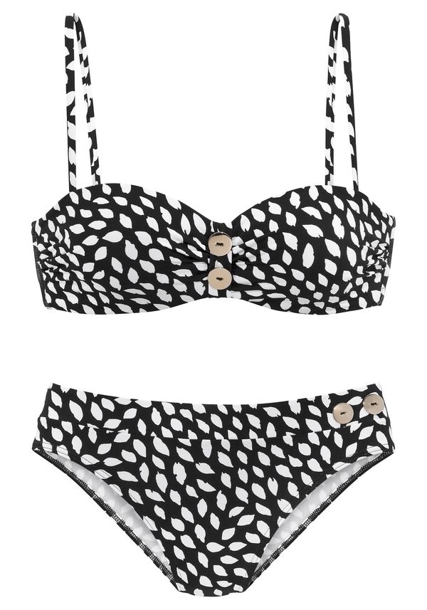 VIVANCE VIVANCE Bikini  bež / crna / bijela