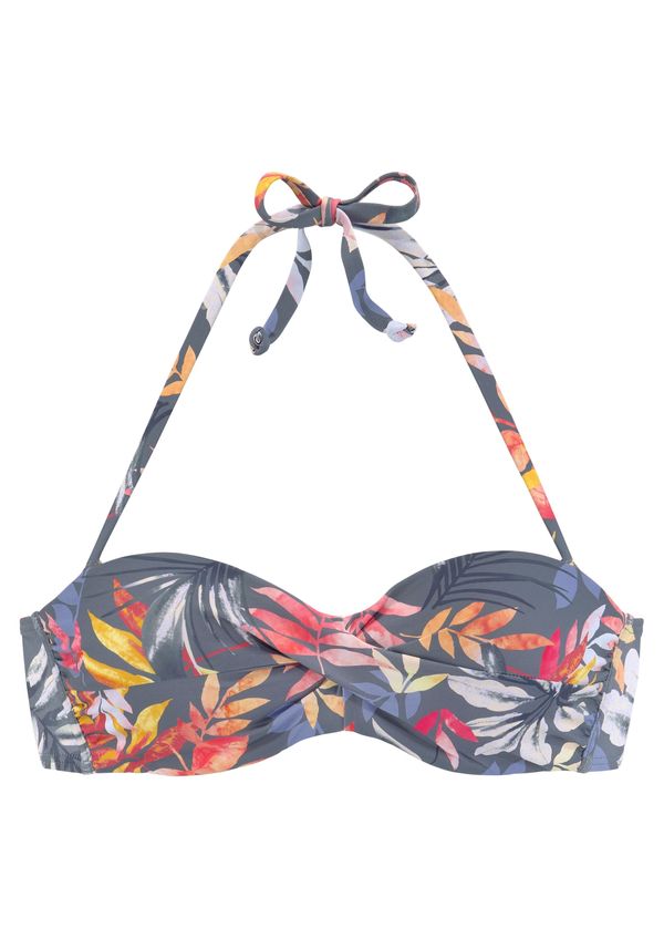 VIVANCE VIVANCE Bikini gornji dio  golublje plava / žuta / tamo siva / roza / crvena