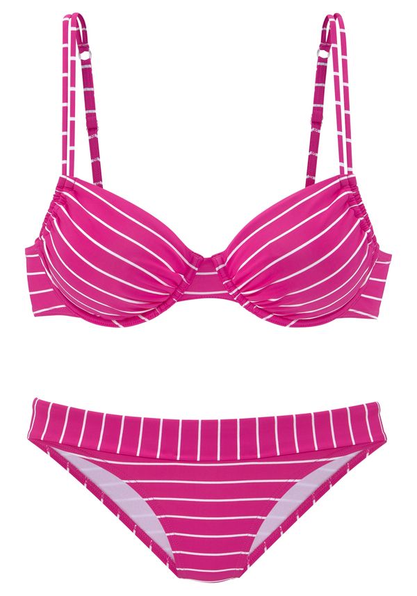 VIVANCE VIVANCE Bikini  roza / bijela