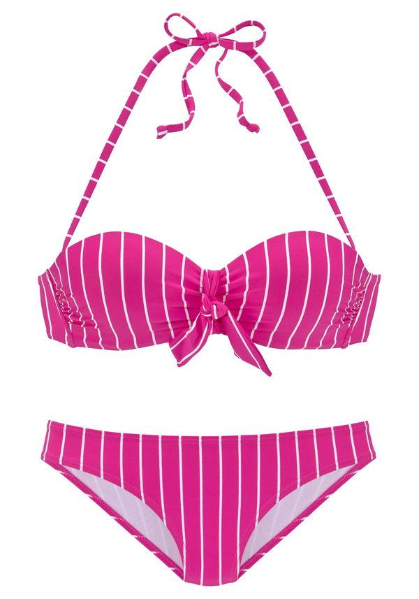 VIVANCE VIVANCE Bikini  ružičasto crvena / bijela