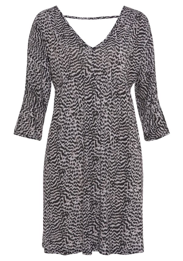 VIVANCE VIVANCE Haljina  taupe siva / crna / bijela