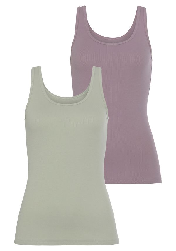 VIVANCE VIVANCE Potkošulja  pastelno zelena / sivkasto ljubičasta (mauve)