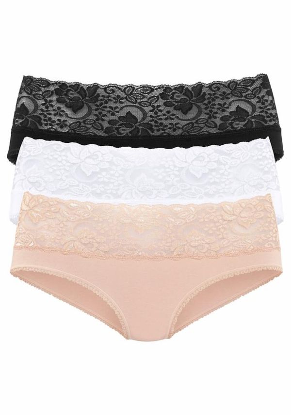 VIVANCE VIVANCE Slip  nude / crna / bijela