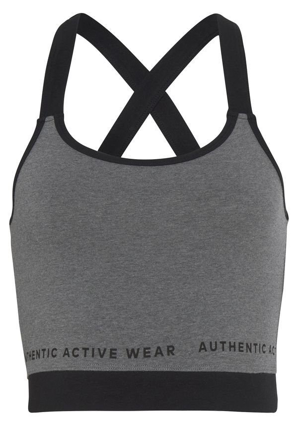VIVANCE VIVANCE Sportski top  siva / crna
