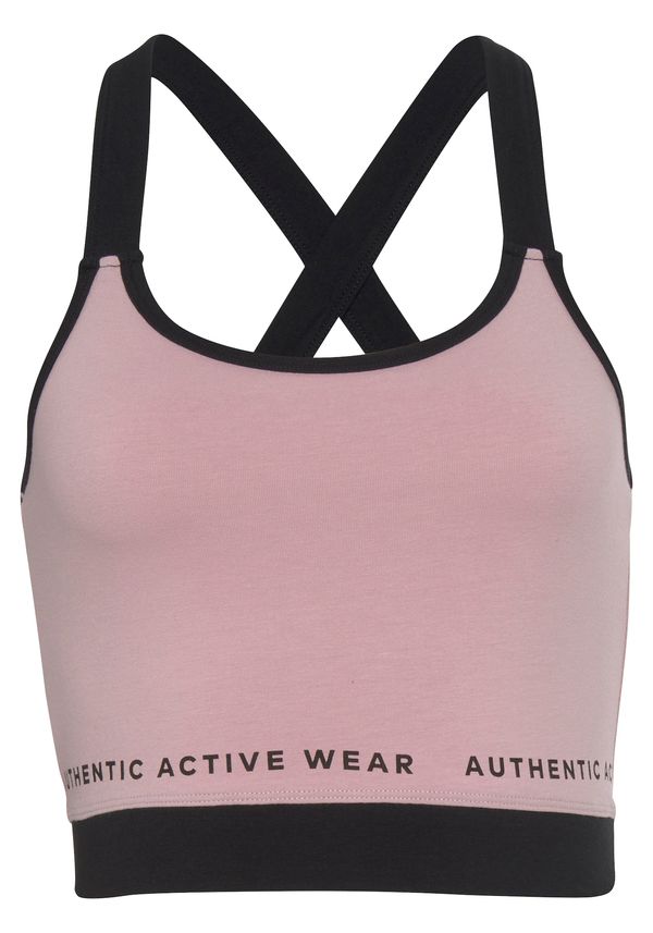 VIVANCE VIVANCE Sportski top  svijetloroza / crna