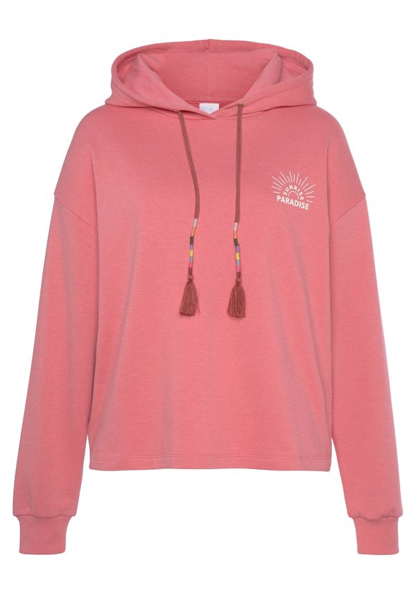 VIVANCE VIVANCE Sweater majica  roza / bijela