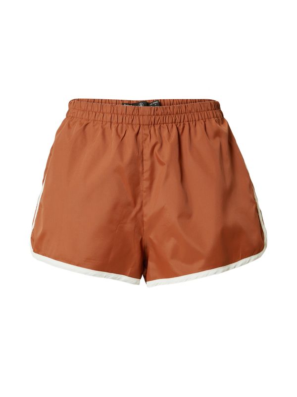 Volcom Volcom Hlače  smeđa / bijela