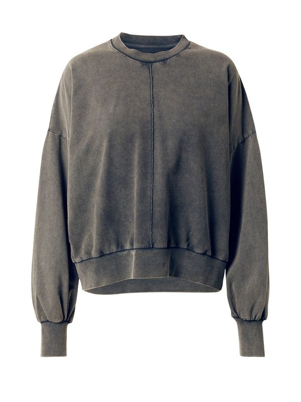 Warehouse Warehouse Sweater majica  crna melange