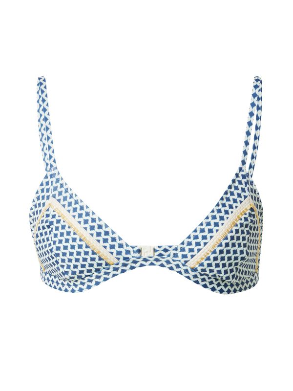 watercult watercult Bikini gornji dio 'Nautic Call'  boja pijeska / mornarsko plava / žuta