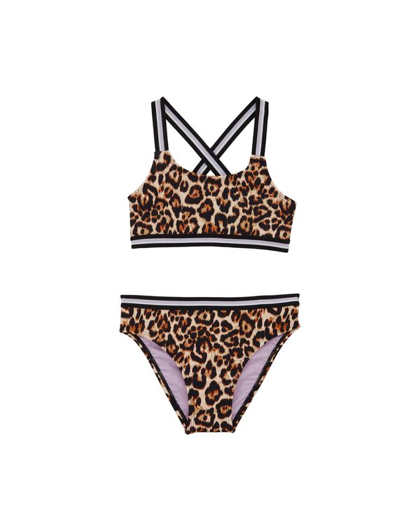 WE Fashion WE Fashion Bikini  bež / smeđa / lila / crna