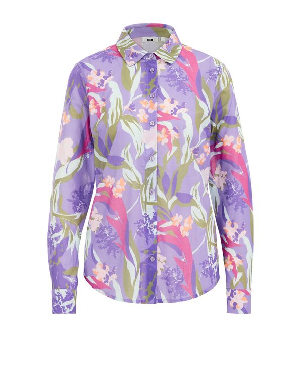 WE Fashion WE Fashion Bluza  maslinasta / ljubičasta / roza / pastelno roza