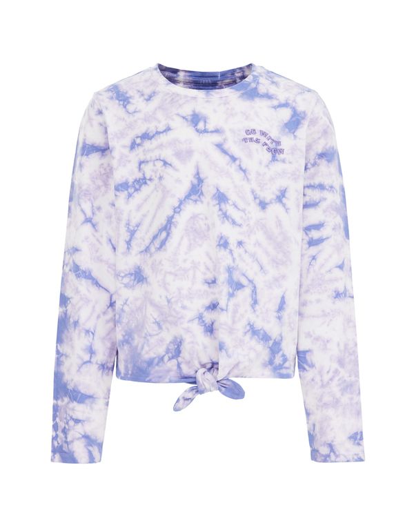 WE Fashion WE Fashion Majica  lila / lavanda / bijela