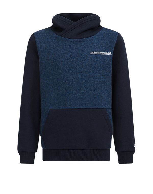 WE Fashion WE Fashion Sweater majica  mornarsko plava / tamno plava / bijela