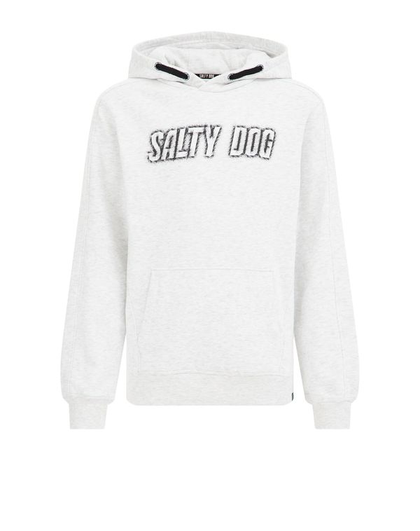 WE Fashion WE Fashion Sweater majica  svijetlosiva / siva melange / crna