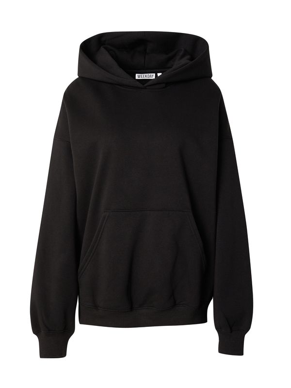 WEEKDAY WEEKDAY Sweater majica  crna