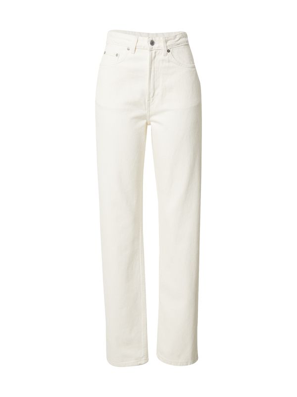 WEEKDAY WEEKDAY Traperice 'Rowe Extra High Straight'  bijeli traper