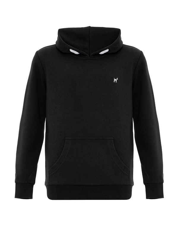 Williot Williot Sweater majica  crna / bijela
