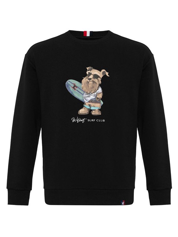 Williot Williot Sweater majica 'HECTOR'  miks boja / crna