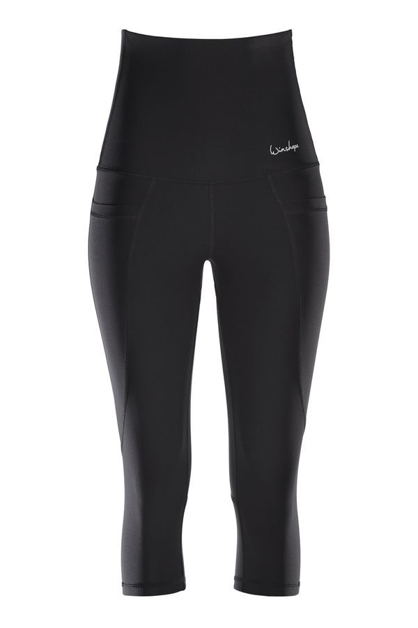 Winshape Winshape Sportske hlače  crna / bijela