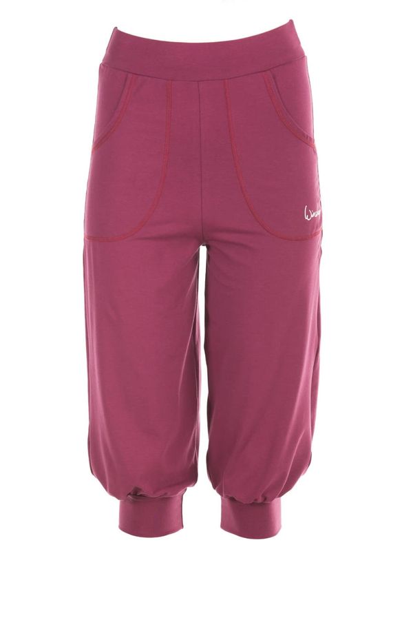 Winshape Winshape Sportske hlače  ljubičasto crvena / bijela