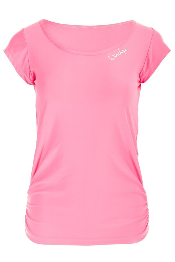 Winshape Winshape Tehnička sportska majica 'AET106'  neonsko roza / bijela