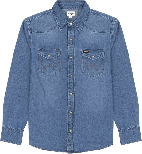 WRANGLER WRANGLER Košulja  plavi traper